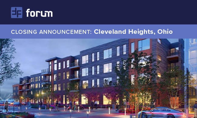 Forum Capital Advisors Provides Preferred Equity for Multifamily Development in Cleveland Heights, Ohio